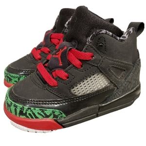 Nike Air Jordan Spizike Toddler OG Joker Black Red Green Shoes Little Kids 5c